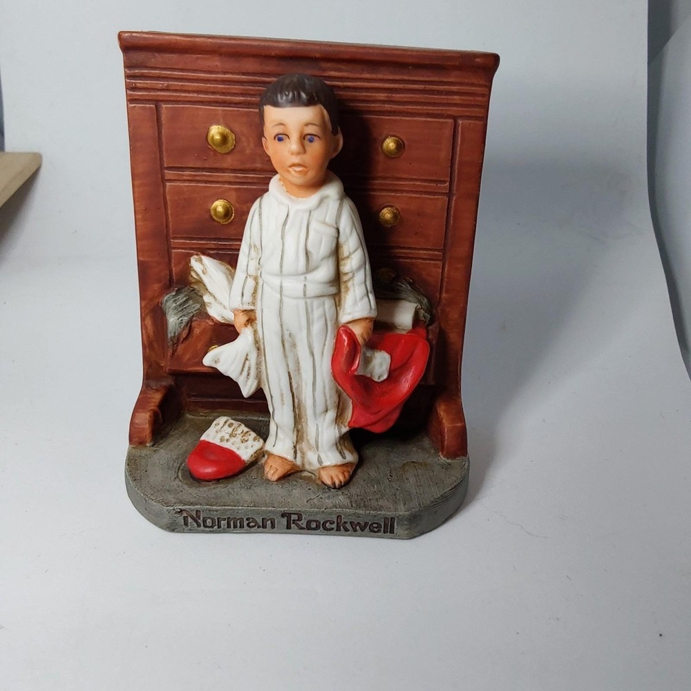 Norman Rockwell Vintage 1982 Figurine "Discovery" NR-220 S E P Dave Grossman